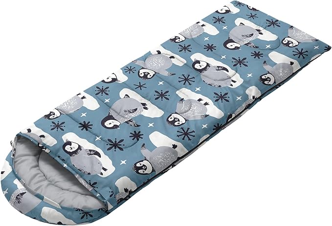Kids Sleeping Bag for Boys Girls3D Basketball Print-Lightweight Warm Portable Outdoor Indoor-Waterproof Cold Weather Resistant Sleeping Bag for Camping Hiking