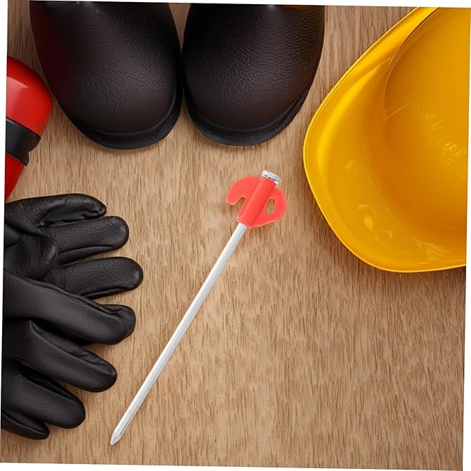 SUPVOX 20Pcs Heavy Duty Ground Stakes for Camping Tents Portable Windproof Tent Pegs for Outdoor Activities Durable Garden and Lawn Use Easy Installation Compact Design