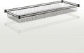 18 x 48 Black Wire Shelf Basket NSF Storage Basket for Shelving Units 600 lb Capacity