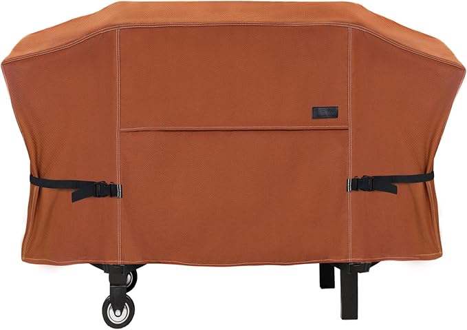 NettyPro Griddle Cover for Blackstone 28 inch Griddle Waterproof Heavy Duty 2 Burner Flat Top Gas Grill Cover 28 Cooking Station Camping Brown