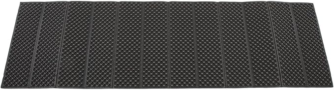 KIMISS Foldable Double Egg Crate Sleeping Pad - Thickened Foam Sleep Mat for Outdoor Camping - 186x57CM TravelFriendly Design (Blue)