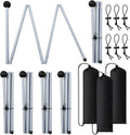 6 Pack Replacement Beach Tent Poles 6.5ft Canopy Foldable Poles with Foam Ball for Accessories Camping Hiking Backpacking Parties