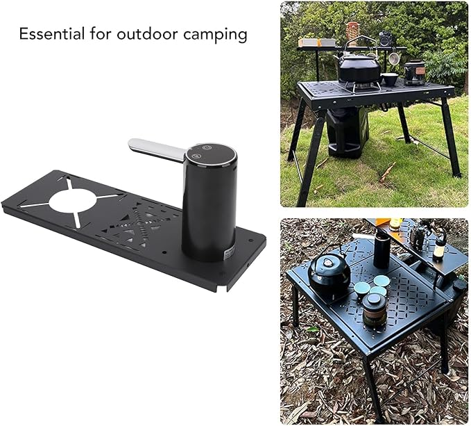 Drfeify Camping Stove Table Board Portable Spider Stove Plate with Storage Bag Compact Furnace Board for Outdoor Enthusiasts Backpacking and Family Camping
