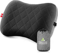 Hikenture Camping Pillow with Removable Cover - Ultralight Inflatable Pillow for Neck Lumbar Support - Upgrade Backpacking Pillow - Washable Travel Air Pillows for Camping Hiking Backpacking