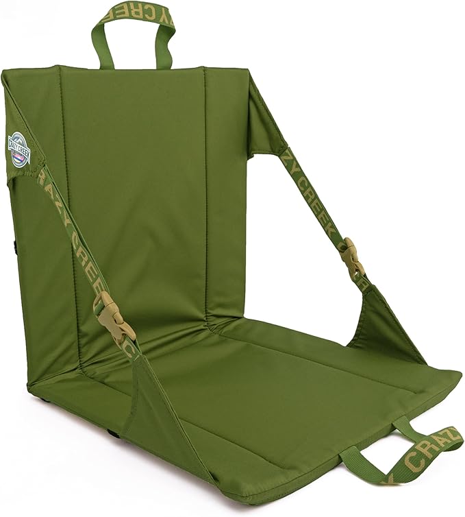 Crazy Creek Original Chair Perfect for Stadium Seats Camping Hiking &amp More Comfort on All Terrains Adjustable Straps Lightweight Design Water-Resistant