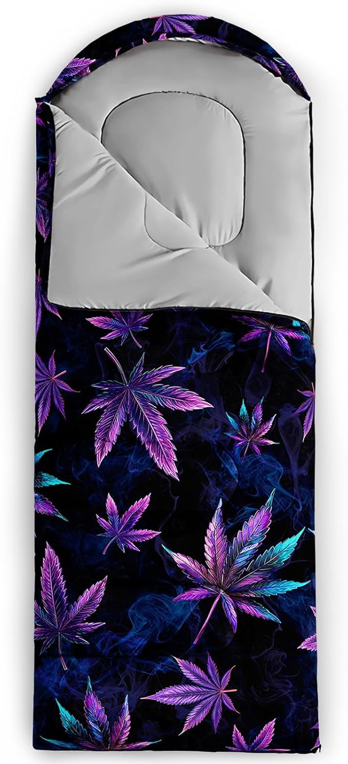 Kids Sleeping Bag for Boys GirlsWestern Cowboy Print-Lightweight Warm Portable Outdoor Indoor-Waterproof Cold Weather Resistant Sleeping Bag for Camping Hiking