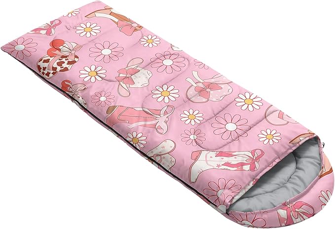 QOOMO Camping Sleeping Bags3 Season Warm &amp Cool WeatherLightweightWaterproof Sleeping Bags for Adults &amp Kids Travelingand Outdoors