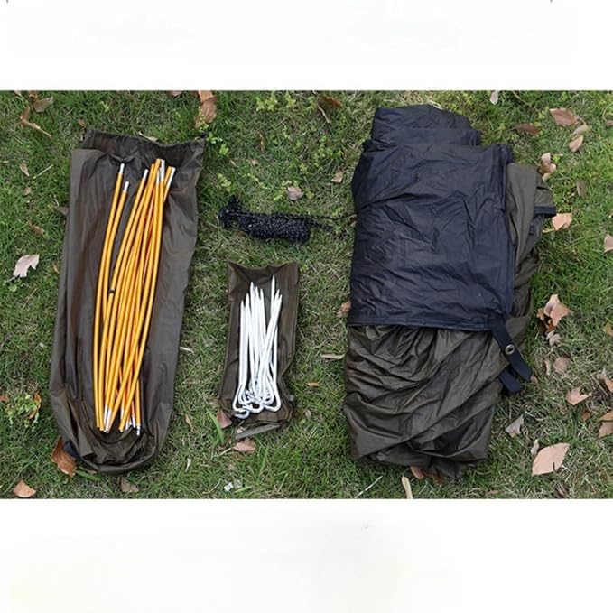Ultralight Single Person Bivy Tent for Camp 1 Person 3 Season Waterproof Single Person Backpacking for Camping Hiking Backpack Bivy Tent Ultralight 2.2LBS 15D SIL-Coated Nylon PU3000MM