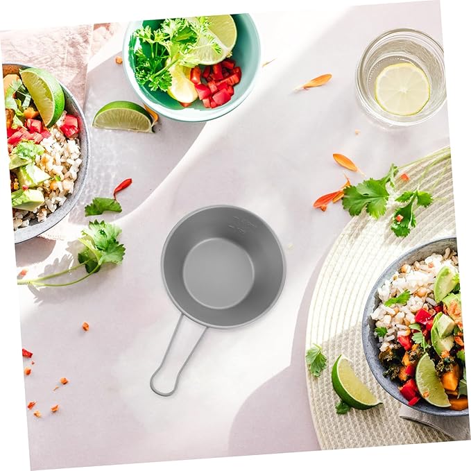 PRETYZOOM Portable Titanium Camping Bowls with Handle Versatile Outdoor Dining Dish for Hiking Picnic and Travel Multiple Colors for Personal Style for Food Salads and Snacks