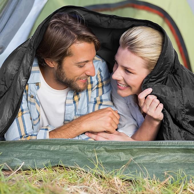 Atarashi Camping Sleeping Bag- 4 Seasons for Adults Light Warm Extra-Large with Compression Sack- Great for Hiking Backpacking &amp Outdoor Adventures