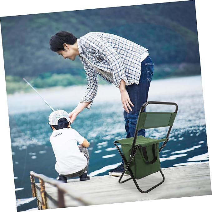 TOYANDONA Comfortable Multi-use Folding Chair Storage Bag Portable Outdoor Stool for Fishing Camping and Beach Activities Compact and Space-Saving Design
