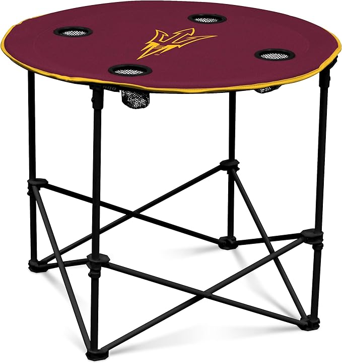 Logo Brands Officially Licensed NCAA Unisex Round Table One Size Team Color
