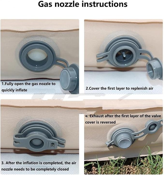 SUV Inflatable Mattress Self-Inflating Travel Mattress Car Camping Sleeping Pad Composite Fiber Inflatable Mattress Outdoor Car Seat Cushion