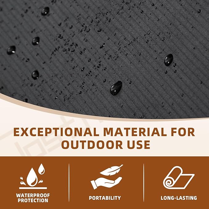Clostnature Tent Footprint for Camping - Waterproof 10/12Ft Camping Tarp Heavy Duty Hexagonal Ground Sheet Lightweight Tent Mat for Gazebo Bubble Tent Outdoor Floor Mat for Hiking Backpacking