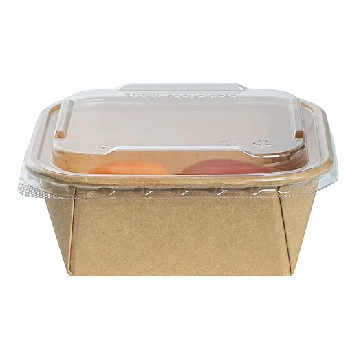 Restaurantware LIDS ONLY: Matsuri Vision 5.4 x 5.4 x 0.7 Inch Lids For Sushi Containers 100 Airtight Lids - Containers Sold Separately No-Fog Design Clear Plastic Lids For Sushi Boxes
