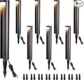 LED Pathway Lights Wired 12V Landscape Path Lights Low Voltage Outdoor Waterproof 5W 200LM Black Aluminum for Lawn Garden 8 Pack