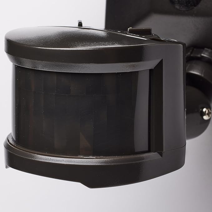 Nuvo 65/213 LED Dual-Head Security Light 3000K Motion Sensor Bronze