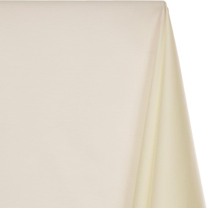 Ottertex Polyester Ripstop Fabric PU Coated 200 Denier 8.7oz 59/61 Wide Waterproof Tent Water Repellent Dustproof Airtight Inflatable Flag Tarp Cover Excellent Fabric for Kites (5 Yard Off White)