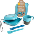 UCO 6-Piece Camping Mess Kit with Bowl Plate Collapsible Cup and Switch Camping Spork