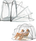 Pop Up Bubble Tent 4 Person Portable Clear Dome Weather Proof Garden Tent Waterproof Outdoor Camping Shelter with Vent Window Screen House for PartyBackyardsCampingSports