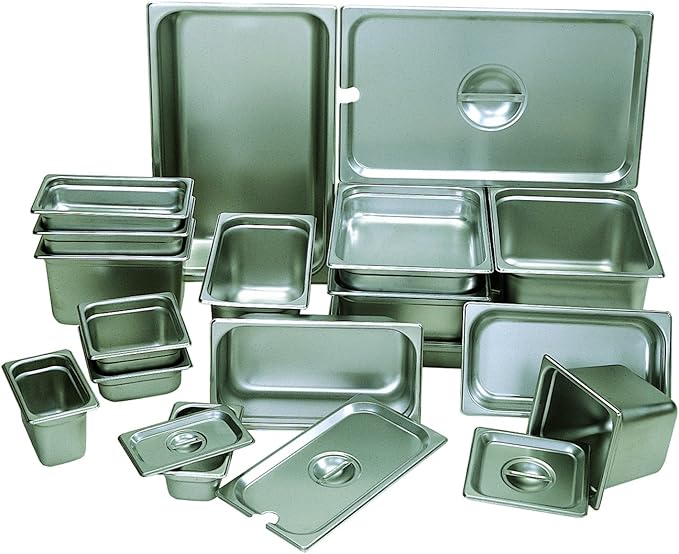 Update International 3 qt Fourth Size Anti-Jam Steam Table Pan