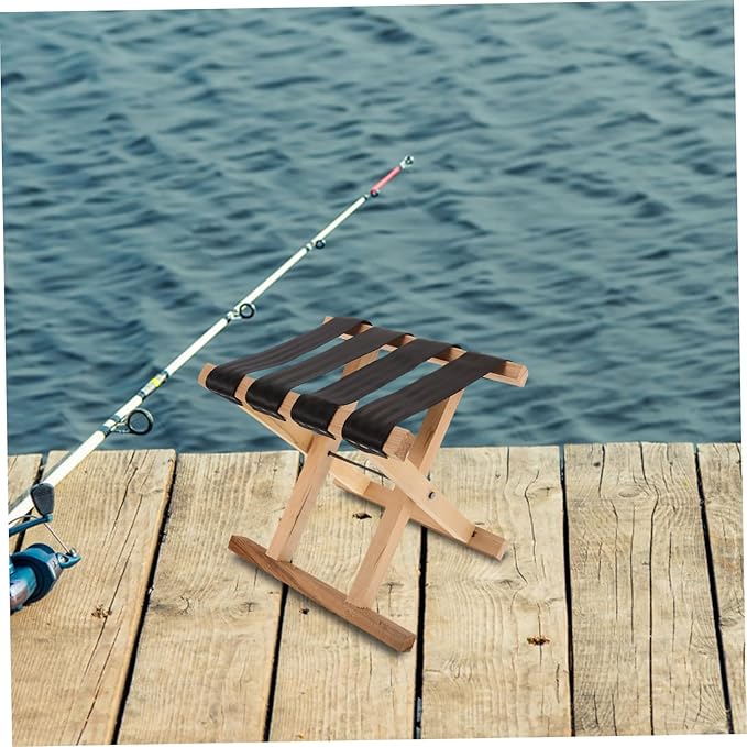Zerodeko Foldable Camping Stool Portable Stool for Fishing Small Chair Sturdy Material Multi-use