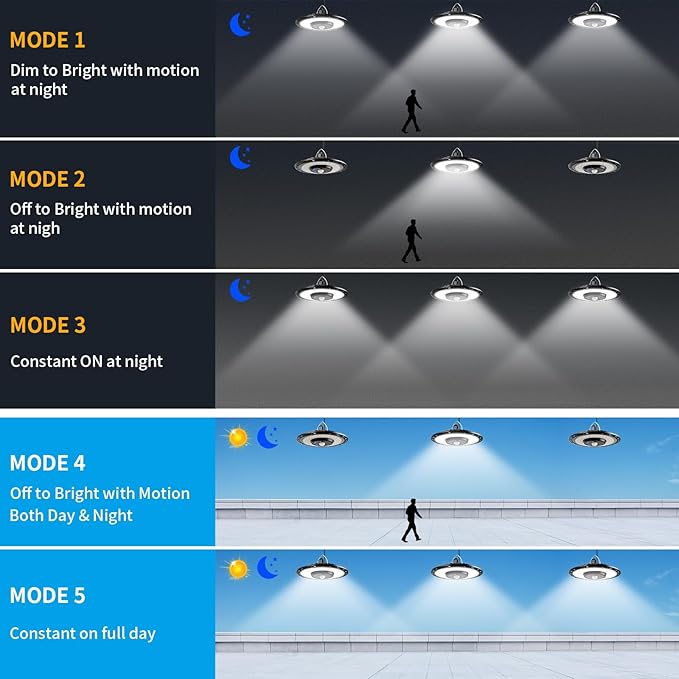 Auzev Shed Lights Solar Powered Indoor Outdoor 3000LM Pendant Light with Switch Remote Timer 3 CCT IP65 Waterproof for Barn Gazebo Garage Shop Interior Home Daytime Available