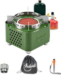 Indwell Infrared Propane Camping Stove - CSA Certified Portable Gas Stove with 23inch Extended Hose &amp Piezo Ignition Windproof Single Burner for Backpacking Hiking Fishing &amp Emergency Prepa
