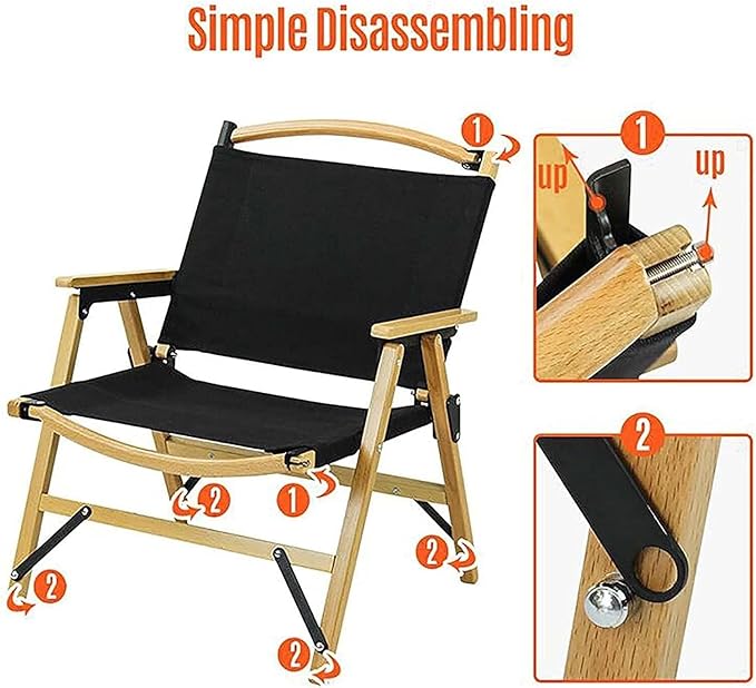 Portable Folding Beach Chair Ultralight Outdoor Camping Chair with Ergonomic Backrest &amp Armrests Foldable for Picnic Fishing and Hiking White