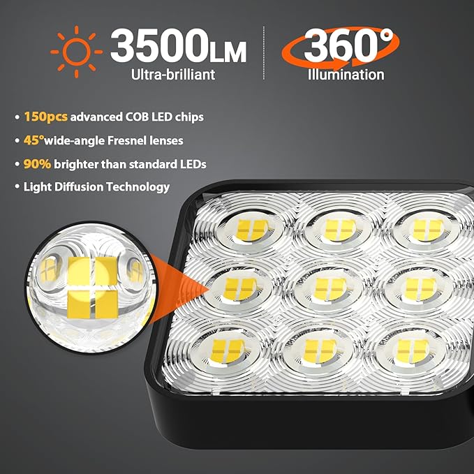 Solar Flood Light Outdoor 4 Pack 3500LM Super Bright Motion Sensor Outdoor Lights Solar Lights Outdoors Waterproof Upgrade Glass Panel 270° Wide Angle LED Security Spot Light for Outside Yard