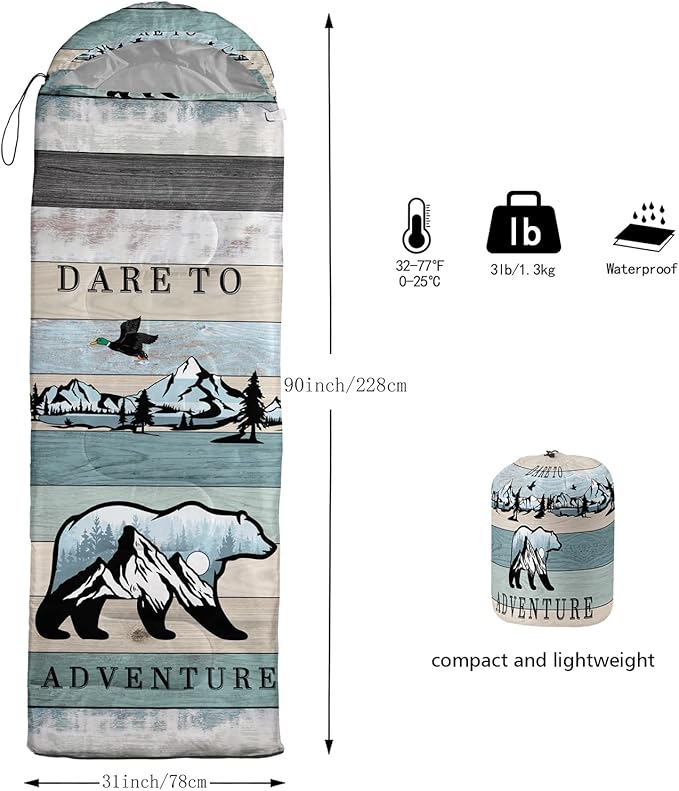 Axolotl Unicorn Sleeping Bag for Kids Boys Girls–Lightweight Warm Cold Weather Sleeping BagsWaterproof Portable Sleeping Bag with Compression Sack for Camping Backpacking Outdoor Indoor