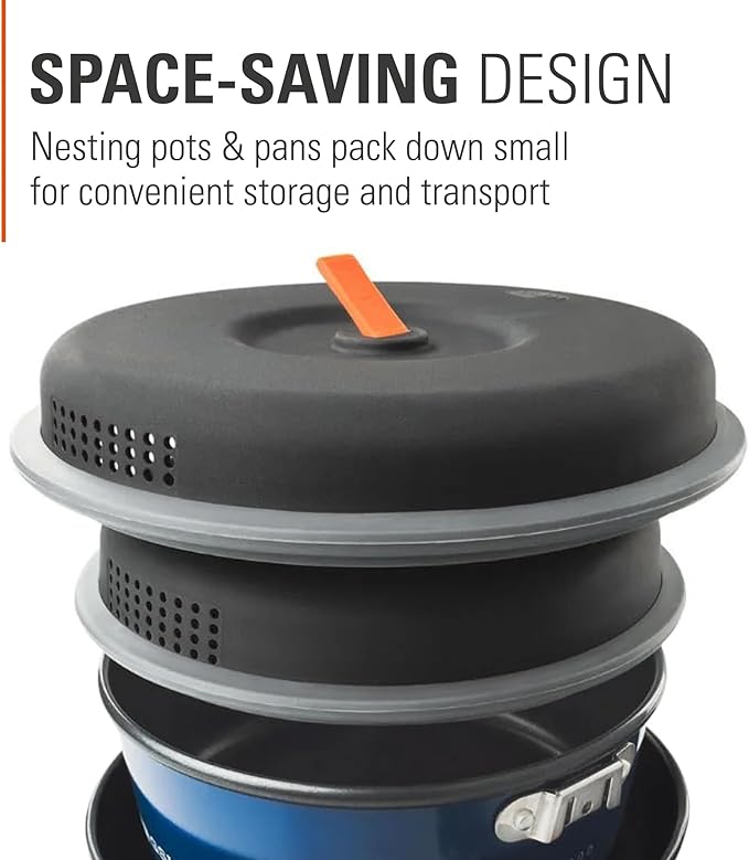 GSI Outdoors Bugaboo Base Camper High-Efficiency Cookset – Ceramic Non-Stick Coated