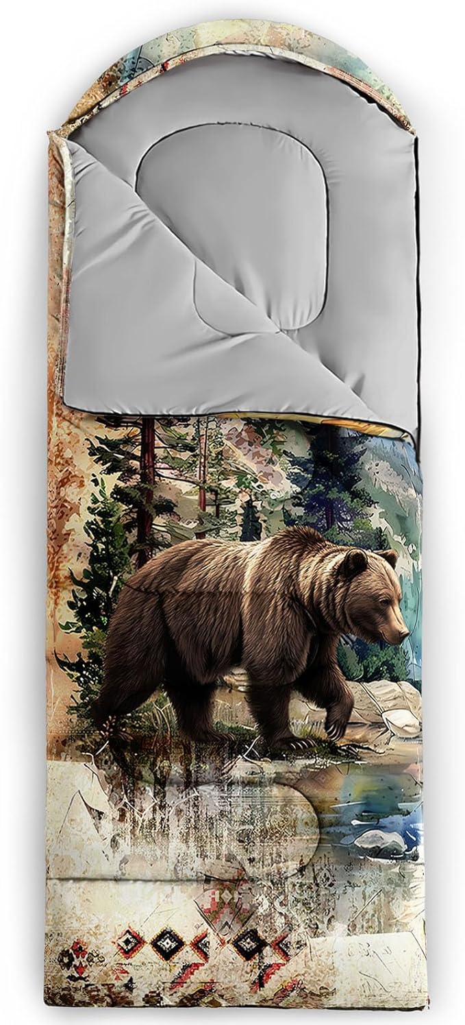 AILONEN Sunflower Sunset Sleeping Bag for Boys Girls Adults3 Season Warm &amp Cool Weather Botanical Design Lightweight Waterproof Camping Sleeping BagHikingOutdoor Backpack Traveling