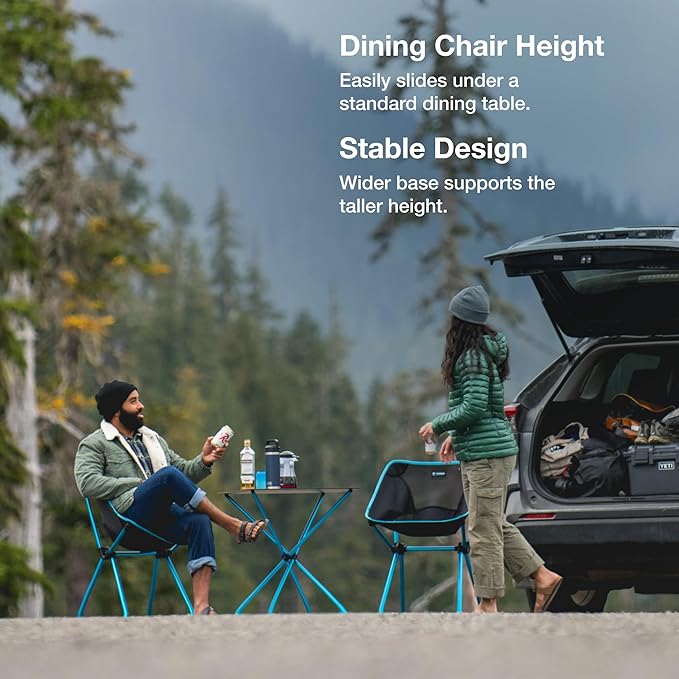 Helinox Café Chair Collapsible Outdoor Dining Chair Forest Green