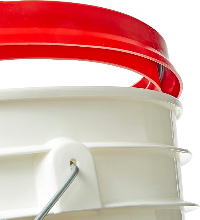 Gamma Seal Lids for 3.5 5 6 and 7 Gallon Buckets – Pack of 3 Red Gamma Lids – Food Grade BPA Free Reusable Lids Made in USA