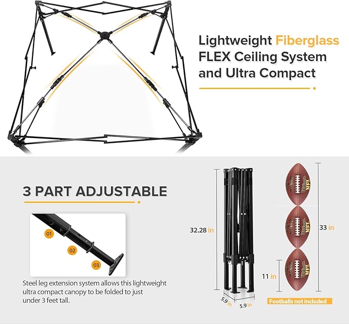 EAGLE PEAK Flex Ultra Compact 4x4 Pop-up Canopy Tent with Vented Top Sun Shelter Fast Set Up Changing Room Portable Privacy Canopy for Camping Photoshoots and More (Pink)