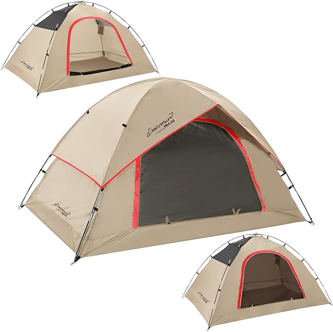 Camping Tent for 2 Person 4 Person 6 Person - Waterproof Two Person Tents for Camping Small Easy Up Tent for Family Outdoor Kids Scouts in All Weather and All Season by Clostnature