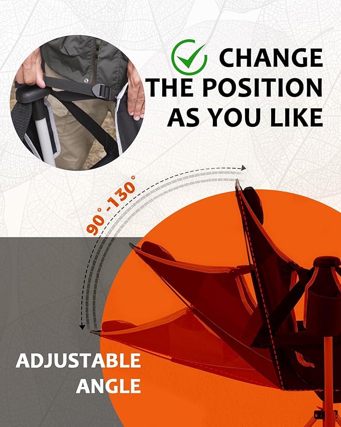 KingCamp Hammock Camping Chair Swinging Portable Folding Camp Chairs for Adults Max 400lbs Heavy Duty Foldable Oversized Rocker with Aluminum Alloy Frame Cup Holder for Outdoor Beach Patio Sport