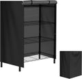 Storage Shelving Unit Cover with Zipper - Waterproof Indoor/Outdoor Dust Cover (25L x 15W x 30H)