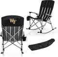 Picnic TIME NCAA Unisex-Adult NCAA Outdoor Rocking Camp Chair XL Heavy Duty Camping Chair for Adults