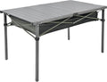 OUTSIDER Folding Camping Table Portable Roll-up Outdoor Lightweight Aluminum Camp Table for Picnic BBQ Backyards Beach Large Storage Mesh Pocket and Carrying Bag Included
