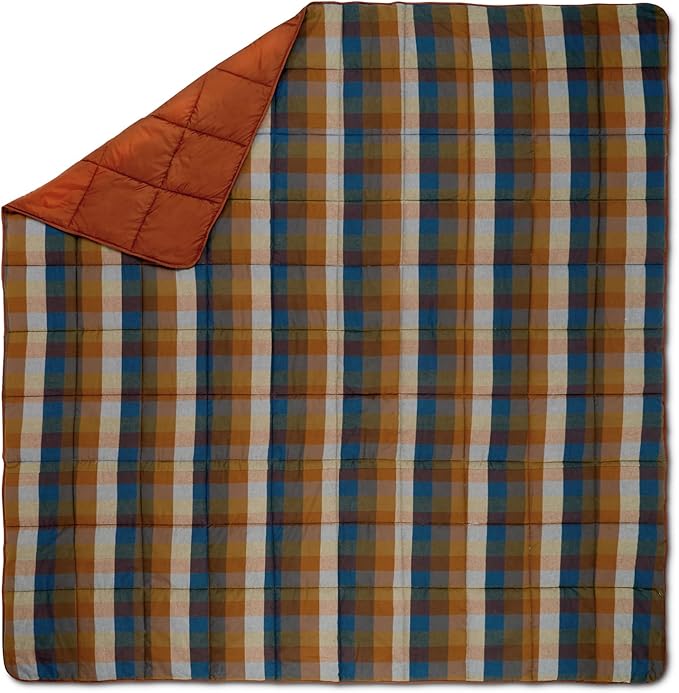 Kelty Wayback Biggie Blanket Oversized Camping Blanket Fits Queen Sized Bed Organic Cotton Flannel Machine Washable