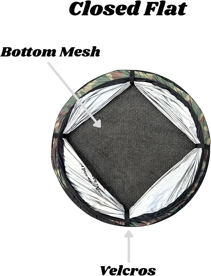 Portable Changing Room Pop Up Pod - Privacy Tent Dressing Room Tube or Portable Toilet Stall with Carry Bag for Camping Beach or Outdoor by The Portable Changing Room