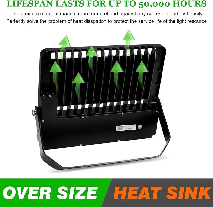 ledmo LED Flood Light Outdoor 240 Watt Floodlights with Dusk to Dawn Photocell High Output 36000 Lumen Commercial Grade Lighting Fixture for Large StadiumsYard 5000K Daylight IP65 Waterproof