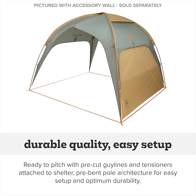 Big Agnes Sage Canyon Shelter Plus - Camping Tent Accessories Pop Up Sun Shade Canopy
