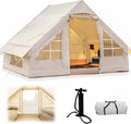 House Instant Glamping Camping Tents for 4-6 Person Inflatable Tent House with Hand Air Pump and Storage Bag Inflatable Floating Tent for Camping Travel Hiking