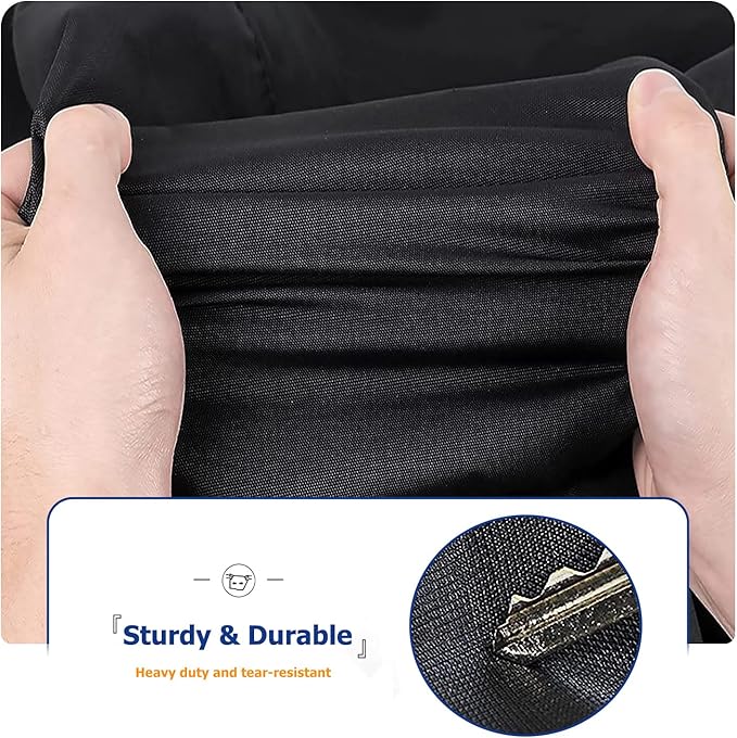 Wire Shelf Cover600D Heavy Duty 100% Waterproof Shelf Covers for Wire ShelvingOutdoor Storage Shelves Cover for Metal Rack60 W x 24 D x 72 HBlack