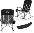 Picnic TIME NFL Unisex-Adult NFL Outdoor Rocking Camp Chair XL Heavy Duty Camping Chair for Adults