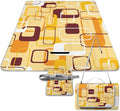 Colorful Retro Mid Century Modern Atomic Pattern Waterproof Outdoor Picnic Blanket Sandproof Beach Mat for Camping Hiking Grass Travelling