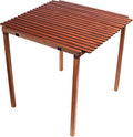 BYER OF MAINE - Pangean Nomad Folding Wood Table Hardwood Portable Table for Bistro Deck or Camping Use Indoors or Outdoors